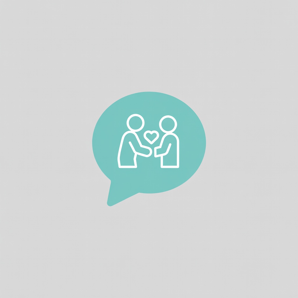 Support chat icon indicating access to help and wellbeing resources